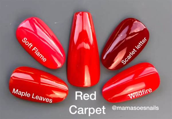 SHELLAC VIVID RED CARPET